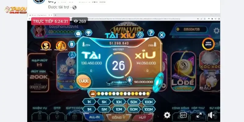 Bước chuyển mình từ truyền thống sang tài xỉu livestream